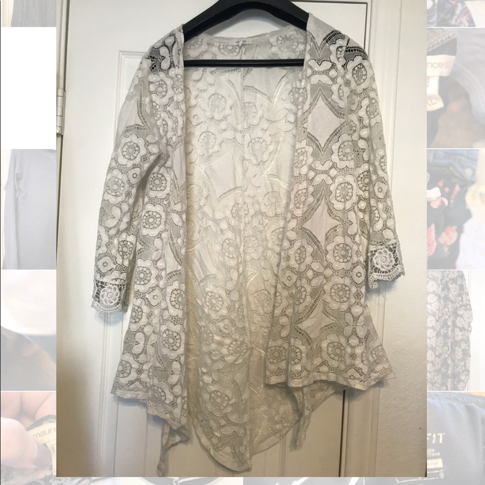White Lace Kimono